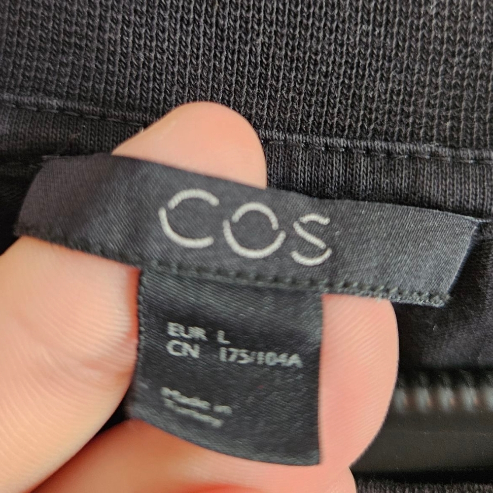COS Maxi Tshirt Dress Black - Picture 6 of 6